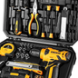 DEKOPRO 126 Piece Power Tool Combo Kits with 8V Cordless Drill