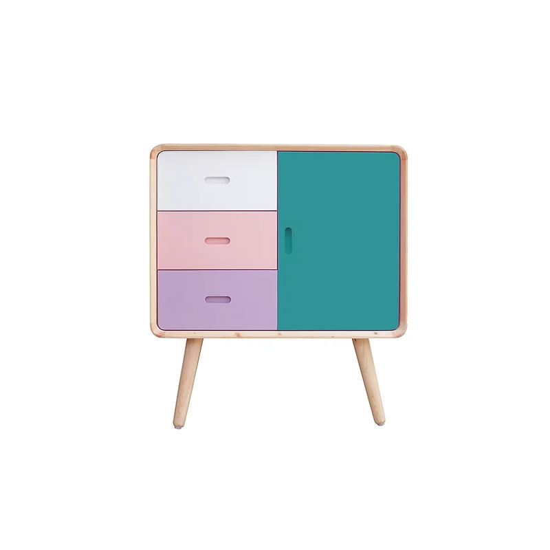 Colorful Wooden Cabinet