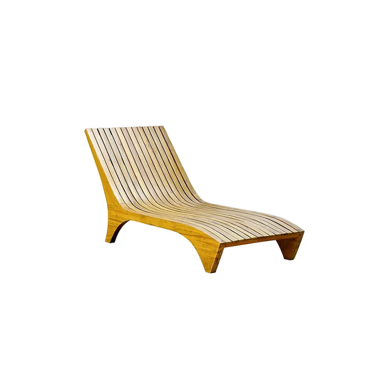 Wooden Sun Lounger